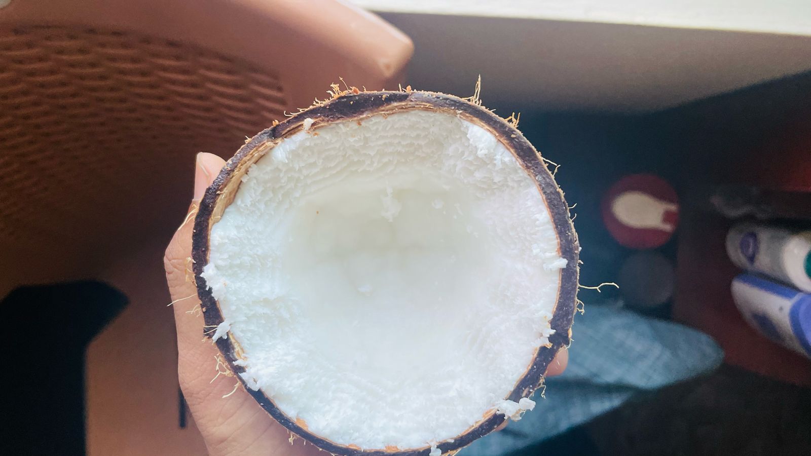 half shredded coconut